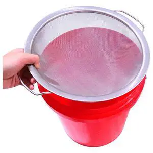 Fine Mesh Paint Strainer 60 Mesh Stainless Steel Paint Filter Emulsion Honey Funnel Filter Cover Fits 5 Gallon Paint Bucket Filter Tool Insert Strains (1 pc) Fine Mesh Paint Strainer 60 Mesh Stainless Steel Paint Filter Emulsion Honey Funnel Filter Cover Fits 5 Gallon Paint Bucket Filter Tool Insert Strains (1 pc)