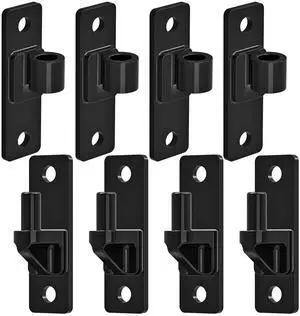 Heavy Duty Gate Hinges, 4Pack High Strength Steel with Electroplated Finish, 600LB Load Capacity, Thick 6mm Black Hinges for Farm Gates, Fences, Barns, Sheds & Outdoor Gates (4.9"x1.5") Heavy Duty Gate Hinges, 4Pack High Strength Steel with Electroplated Finish, 600LB Load Capacity, Thick 6mm Black Hinges for Farm Gates, Fences, Barns, Sheds & Outdoor Gates (4.9"x1.5")