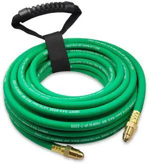 50FT Argon Hose, Inert Gas Welding Hose for MIG/TIG regulators & flowmeters | Argon Gas Welding Hoses for MIG/TIG WelderArgon/CO2 Welding Gas Hose, 5/8" UNF-18RH, NPT Fitting, tig welding accessories 50FT Argon Hose, Inert Gas Welding Hose for MIG/TIG regulators & flowmeters | Argon Gas Welding Hoses for MIG/TIG WelderArgon/CO2 Welding Gas Hose, 5/8" UNF-18RH, NPT Fitting, tig welding accessories