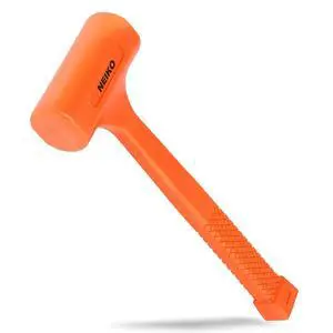 02847A 2 LB Dead Blow Hammer, Neon Orange | Unibody Molded | Checkered Grip | Spark and Rebound Resistant 02847A 2 LB Dead Blow Hammer, Neon Orange | Unibody Molded | Checkered Grip | Spark and Rebound Resistant