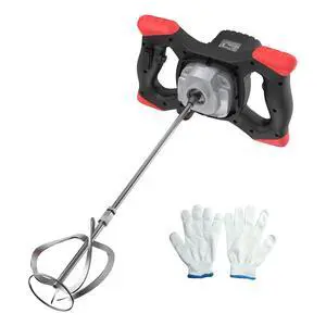 Cement Mixer 2100W, Portable Concrete Mixer, 110V Handheld Mud Mixer for Motar,Paint, Grout, Plaster, Thinset,Fodder Stirring Tool Cement Mixer 2100W, Portable Concrete Mixer, 110V Handheld Mud Mixer for Motar,Paint, Grout, Plaster, Thinset,Fodder Stirring Tool
