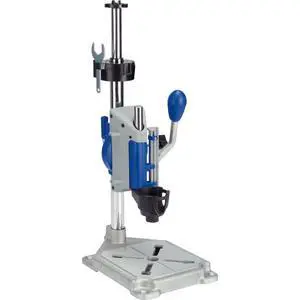 Drill Press Rotary Tool Workstation Stand with Wrench - Mini Portable Press & Tool Holder - 2-Inch Depth - Ideal for Drilling Perpendicular and Angled Holes - 220-01 Drill Press Rotary Tool Workstation Stand with Wrench - Mini Portable Press & Tool Holder - 2-Inch Depth - Ideal for Drilling Perpendicular and Angled Holes - 220-01