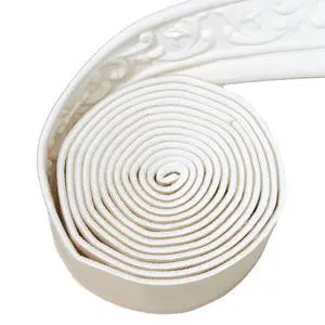 360" x 3.1" Peel Stick Foam Molding Trim Self Adhesive, Crown Molding Wallpaper Border Flexible, 3D Wall Edging Lines Foam Baseboard, Wall Trim for Home, White, 4PC 360" x 3.1" Peel Stick Foam Molding Trim Self Adhesive, Crown Molding Wallpaper Border Flexible, 3D Wall Edging Lines Foam Baseboard, Wall Trim for Home, White, 4PC