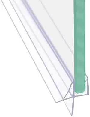 Frameless Shower Door Bottom Seal Shower Sweep with Drip Rail for 1/4" Glass,36" Long, Vinyl, Clear | Vinyl, Clear,Shower Door Bottom Sweep Frameless Shower Door Bottom Seal Shower Sweep with Drip Rail for 1/4" Glass,36" Long, Vinyl, Clear | Vinyl, Clear,Shower Door Bottom Sweep