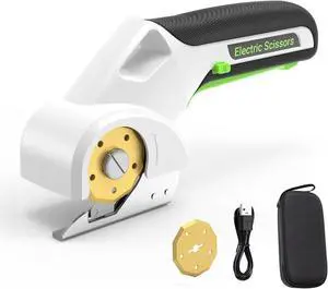 2026 NEW 4V Cordless Electric Cutting Tools, Cardboard Cutter with 2 Titanium Metal Blade Accessories, Safety Lock, Rotary Cutter for Cardboard, Box Cutter - Mist 2026 NEW 4V Cordless Electric Cutting Tools, Cardboard Cutter with 2 Titanium Metal Blade Accessories, Safety Lock, Rotary Cutter for Cardboard, Box Cutter - Mist