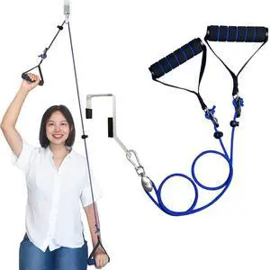 Shoulder pulley for physical therapy, over-the-door shoulder rehabilitation pulley, door-mounted shoulder rehab pulley, physical therapy door pulley, arm pulley, over-the-door pulley Shoulder pulley for physical therapy, over-the-door shoulder rehabilitation pulley, door-mounted shoulder rehab pulley, physical therapy door pulley, arm pulley, over-the-door pulley