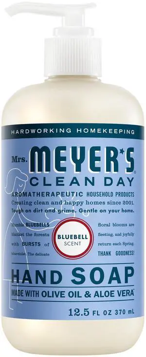 Hand Soap, Bluebell Scent, 12.5 Fl Oz Bottle Hand Soap, Bluebell Scent, 12.5 Fl Oz Bottle