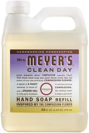 Liquid Hand Soap Refill, Compassion Flower, 33 fl oz Liquid Hand Soap Refill, Compassion Flower, 33 fl oz