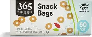 Snack resealable bags, double sealing strip, 50 pieces per bag Snack resealable bags, double sealing strip, 50 pieces per bag