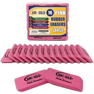 Pink Eraser | This multi-purpose eraser has a medium firmness, making it perfect for home and office use. Pink Eraser | This multi-purpose eraser has a medium firmness, making it perfect for home and office use.