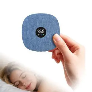 Under Pillow Speaker Dual Bone Conduction Stereo Bluetooth Wireless Music Portable Sleep Sound Sleep Speaker with LED Display White Noise Timer for Side Sleepers Supports TF Card (Blue) Under Pillow Speaker Dual Bone Conduction Stereo Bluetooth Wireless Music Portable Sleep Sound Sleep Speaker with LED Display White Noise Timer for Side Sleepers Supports TF Card (Blue)