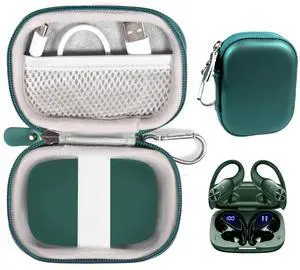 Case for PocBuds Headphones, 80hrs Playtime Charging Case Digital Display Sports Ear Buds (Olive) Case for PocBuds Headphones, 80hrs Playtime Charging Case Digital Display Sports Ear Buds (Olive)