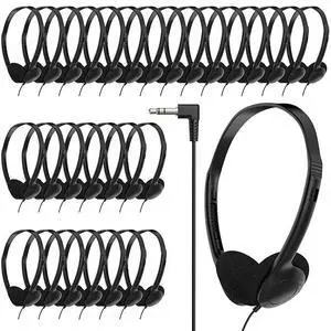 Headphones Bulk for Kids Classroom, 30 Pack Class Set Bulk Headphones with 3.5 mm Plug, Perfect for Schools, Libraries Headphones Bulk for Kids Classroom, 30 Pack Class Set Bulk Headphones with 3.5 mm Plug, Perfect for Schools, Libraries