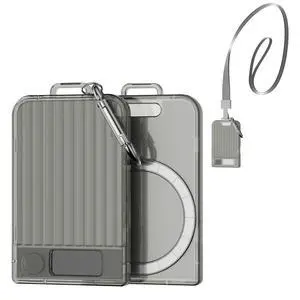 Magnetic Holder for Plaud Note&Plaud Note Pro(2025) with Lanyard&Carabiner,Anti-Scratch Hard Slim PC Portable Protective Case Ai Voice Recorder Accessories (Clear Gary) Magnetic Holder for Plaud Note&Plaud Note Pro(2025) with Lanyard&Carabiner,Anti-Scratch Hard Slim PC Portable Protective Case Ai Voice Recorder Accessories (Clear Gary)