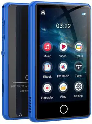 80GB MP3 Player with Bluetooth3Full Video Format Portable MP3 Player for KidsMP4 Music Player with Speaker, FM Radio, Voice Recorder, Up to 256GB,Blue 80GB MP3 Player with Bluetooth3Full Video Format Portable MP3 Player for KidsMP4 Music Player with Speaker, FM Radio, Voice Recorder, Up to 256GB,Blue