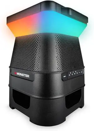 Solar X Speaker - Bluetooth Wireless Solar Powered 360 Degree Sound with LED, Easy Connect, 8 Hours of Playtime and 30W Bass Solar X Speaker - Bluetooth Wireless Solar Powered 360 Degree Sound with LED, Easy Connect, 8 Hours of Playtime and 30W Bass