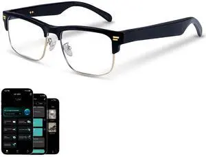 AI Glasses for Men Women, Powered by ChatGPT, AI Real-time Translation(164 Languages), Bluetooth Translator Glasses with Speaker,No Subscription,Smart Glasses with Anti-Blue Light for Work Travel-Gold AI Glasses for Men Women, Powered by ChatGPT, AI Real-time Translation(164 Languages), Bluetooth Translator Glasses with Speaker,No Subscription,Smart Glasses with Anti-Blue Light for Work Travel-Gold