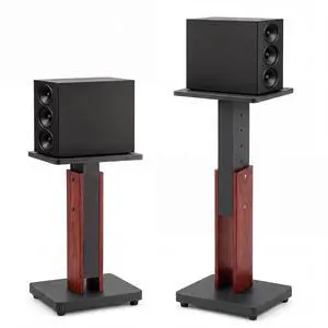 2 Pcs Height Adjustable Speaker Stands 18 to 28 Inches Heavy Duty 50 Lbs Wood Vinyl Record Player Stands Pair for Studio Housewarming Home Decoration 2 Pcs Height Adjustable Speaker Stands 18 to 28 Inches Heavy Duty 50 Lbs Wood Vinyl Record Player Stands Pair for Studio Housewarming Home Decoration