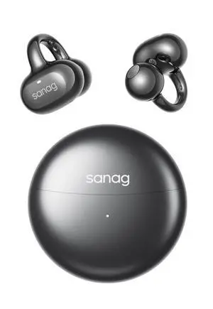 S6S Ultra Open Ear Earbuds, Clip-On Earbuds Bluetooth 6.0 IP67 Waterproof, 42H Playtime Wireless Headphones, Comfort Lightweight Stable Fit Earbuds for Running Gym Sports, Black S6S Ultra Open Ear Earbuds, Clip-On Earbuds Bluetooth 6.0 IP67 Waterproof, 42H Playtime Wireless Headphones, Comfort Lightweight Stable Fit Earbuds for Running Gym Sports, Black