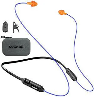 Bluetooth Earplug Headphones, 29dB Noise Reduction Earbuds for Work, Neckband Wireless Earplugs Earphones with 30 Hour Battery, IPX5 Sweatproof, OSHA Compliant for Industrial Safety Bluetooth Earplug Headphones, 29dB Noise Reduction Earbuds for Work, Neckband Wireless Earplugs Earphones with 30 Hour Battery, IPX5 Sweatproof, OSHA Compliant for Industrial Safety