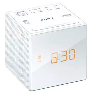 Clock Radio ICF-C1: FM / AM / FM Wide corresponding Sleep Timer White ICF-C1 W Clock Radio ICF-C1: FM / AM / FM Wide corresponding Sleep Timer White ICF-C1 W