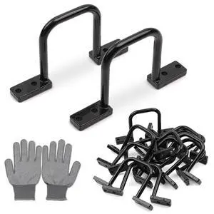 2" Aluminum Cable Management D Ring 12 Pack Cable Organizer Black | Aluminum Alloy | Gloves included | Easy Screw-Mount | Tangle Free Solutions for Home & Office 2" Aluminum Cable Management D Ring 12 Pack Cable Organizer Black | Aluminum Alloy | Gloves included | Easy Screw-Mount | Tangle Free Solutions for Home & Office