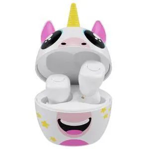 Kids Wireless Earbuds, Mini Bluetooth Earbuds for Children with Cute Charging Case, Comfortable Gel Tips, IPX4 Water-Resistant Design, 33-Foot Range, Up to 24-Hour Playtime (Unicorn) Kids Wireless Earbuds, Mini Bluetooth Earbuds for Children with Cute Charging Case, Comfortable Gel Tips, IPX4 Water-Resistant Design, 33-Foot Range, Up to 24-Hour Playtime (Unicorn)