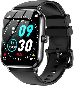 Smart Watches for Men, 1.83" HD Touchscreen with Bluetooth Calling, 120+ Sport Modes Fitness Tracker, IP68 Waterproof, Heart Rate Sleep Monitor Timer, Compatible with Android iOS(Black) Smart Watches for Men, 1.83" HD Touchscreen with Bluetooth Calling, 120+ Sport Modes Fitness Tracker, IP68 Waterproof, Heart Rate Sleep Monitor Timer, Compatible with Android iOS(Black)