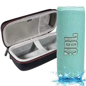 Flip 6 - Waterproof Portable Bluetooth Speaker, Powerful Sound and deep bass, IPX7 Waterproof, 12 Hours of Playtime with Megen Hardshell Case - Teal Flip 6 - Waterproof Portable Bluetooth Speaker, Powerful Sound and deep bass, IPX7 Waterproof, 12 Hours of Playtime with Megen Hardshell Case - Teal