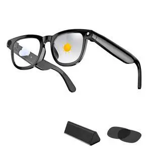 AI Smart Glasses with Camera 12MP | Hands-free Photo/Video, 5GHz WiFi Fast Transfer, AI Voice Assistant & Translation, Open-ear Audio with Bluetooth Calling AI Smart Glasses with Camera 12MP | Hands-free Photo/Video, 5GHz WiFi Fast Transfer, AI Voice Assistant & Translation, Open-ear Audio with Bluetooth Calling