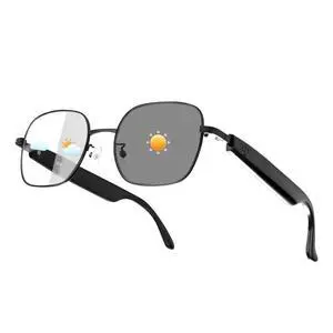 Smart Glasses for Women Men, Intelligent Touch, Anti-Blue Light Bluetooth Glasses with Speakers, Polarized Sunglasses with Photochromic Lenses, Multifunctional Audio Glasses for Indoor & Outdoor Smart Glasses for Women Men, Intelligent Touch, Anti-Blue Light Bluetooth Glasses with Speakers, Polarized Sunglasses with Photochromic Lenses, Multifunctional Audio Glasses for Indoor & Outdoor