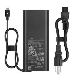 130W USB-C Charger Compatible with Dell XPS Precision | 20V 6.5A Type-C Adapter. Fits Latitude, 15 17 9500-9730, 5550-5770. Replaces HA130PM170 DA130PM170 0K00F5 130W USB-C Charger Compatible with Dell XPS Precision | 20V 6.5A Type-C Adapter. Fits Latitude, 15 17 9500-9730, 5550-5770. Replaces HA130PM170 DA130PM170 0K00F5