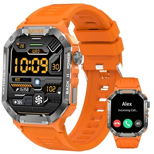 Military Smart Watch for Men 2.02" HD Large Screen Outdoor Watches IP68 Waterproof Swim-Ready, Fitness/Heart Rate/HRV/SpO2/Sleep Monitor with 100+ Sport Modes, Smartwatch for Android & iOS Military Smart Watch for Men 2.02" HD Large Screen Outdoor Watches IP68 Waterproof Swim-Ready, Fitness/Heart Rate/HRV/SpO2/Sleep Monitor with 100+ Sport Modes, Smartwatch for Android & iOS