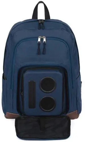 Bluetooth Speaker Backpack With 20-Watt Speakers & Subwoofer for Parties/Festivals/Beach. Works with iPhone & Android (Blue) Bluetooth Speaker Backpack With 20-Watt Speakers & Subwoofer for Parties/Festivals/Beach. Works with iPhone & Android (Blue)