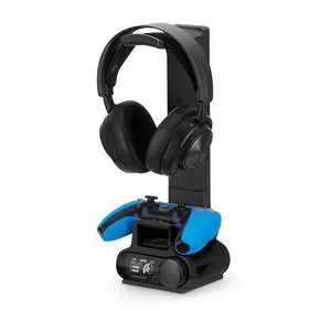Headphone & Game Controller Stand Designed for Steelseries Arctis Nova Pro, Elite and Pro Omni Wireless Headsets with Dock for the Wireless Base Station - Black (HP03) Headphone & Game Controller Stand Designed for Steelseries Arctis Nova Pro, Elite and Pro Omni Wireless Headsets with Dock for the Wireless Base Station - Black (HP03)