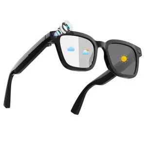 AI Smart Glasses with Camera, 8MP HD Camera Glasses for Women Men | 1200P HD Video Recording, AI Object Recognition, Voice Assistant, Open-Ear Bluetooth Audio, Photochromic Lenses, Travel, Vlog AI Smart Glasses with Camera, 8MP HD Camera Glasses for Women Men | 1200P HD Video Recording, AI Object Recognition, Voice Assistant, Open-Ear Bluetooth Audio, Photochromic Lenses, Travel, Vlog