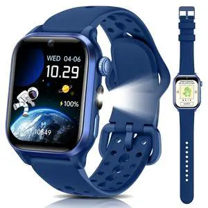 Kids Smart Watch No APP, 1.52" Smart Watch Fitness Trackers (Blue) | Camera,Puzzle Games,Heart Rate, Sleep Monitor,Music Player,Pedometer, for Girls Boys Teens 3-12 Kids Smart Watch No APP, 1.52" Smart Watch Fitness Trackers (Blue) | Camera,Puzzle Games,Heart Rate, Sleep Monitor,Music Player,Pedometer, for Girls Boys Teens 3-12