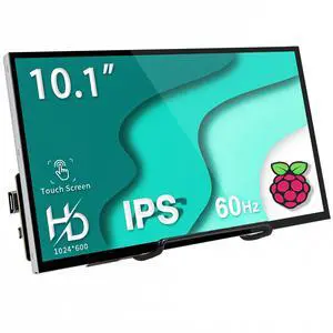 Raspberry Pi Touchscreen,10 Inch Monitor HDMI,1024×600 Mini Monitor,16:9 IPS Screen Small Portable Display for Raspberry Pi 400/4/3/2/Zero/B/B+ Jetson Nano Win11/10/8/7 Raspberry Pi Touchscreen,10 Inch Monitor HDMI,1024×600 Mini Monitor,16:9 IPS Screen Small Portable Display for Raspberry Pi 400/4/3/2/Zero/B/B+ Jetson Nano Win11/10/8/7