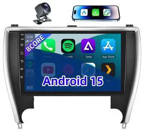 8 Core Car Radio for Toyota Camry 2015 2016 2017 Replacement - Upgrade 5GWIFI Stereo with Wireless CarPlay Android Auto Bluetooth5.0 AM/FM SWC GPS Navigation 8 Core Car Radio for Toyota Camry 2015 2016 2017 Replacement - Upgrade 5GWIFI Stereo with Wireless CarPlay Android Auto Bluetooth5.0 AM/FM SWC GPS Navigation