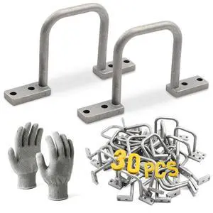 2" Aluminum Cable Management D Ring 30 Pack Cable Organizer Silver | Aluminum Alloy | Gloves included | Easy Screw-Mount | Tangle Free Solutions for Home & Office 2" Aluminum Cable Management D Ring 30 Pack Cable Organizer Silver | Aluminum Alloy | Gloves included | Easy Screw-Mount | Tangle Free Solutions for Home & Office