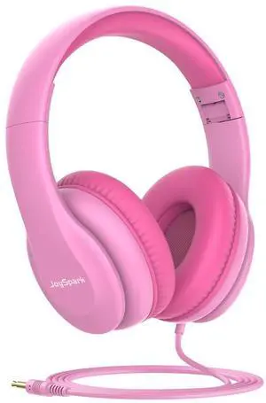 Wired Headphones for Kids, 85dB Volume Limit, 3.5mm Kids Headphones with Cord, Adjustable, Stereo Sound Foldable Toddler headsets for School-Pink Wired Headphones for Kids, 85dB Volume Limit, 3.5mm Kids Headphones with Cord, Adjustable, Stereo Sound Foldable Toddler headsets for School-Pink