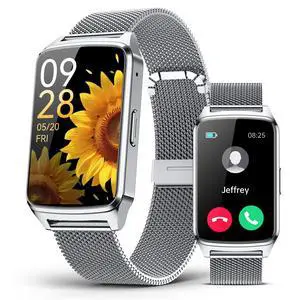 Fitness Activity Tracker for Women Men with Step Counter, Calorie/Distance/Sleep Monitor, IP68 Waterproof for Android iPhone, Silicone Smart Watch Smartwatch with 110+ Sport Modes (Silver) Fitness Activity Tracker for Women Men with Step Counter, Calorie/Distance/Sleep Monitor, IP68 Waterproof for Android iPhone, Silicone Smart Watch Smartwatch with 110+ Sport Modes (Silver)