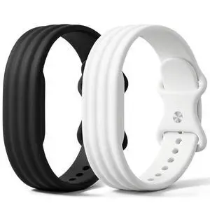 2 Pack Silicone Bands for Google Fitbit Air Active Band for Men Women | Sweat & Water Resistant, Soft Breathable Adjustable Sport Straps for Fitbit Air Screenless Fitness Tracker, Active & Everyday 2 Pack Silicone Bands for Google Fitbit Air Active Band for Men Women | Sweat & Water Resistant, Soft Breathable Adjustable Sport Straps for Fitbit Air Screenless Fitness Tracker, Active & Everyday