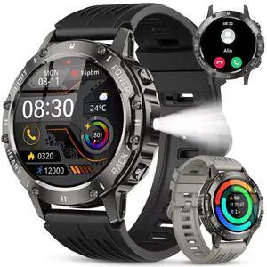 Smart Watch for Men Fitness Tracker: Waterproof Make Answer Call Running Digital Mens Watches Military Smartwatch Android Phone iPhone Samsung Compatible SpO2 Sleep Heart Rate Monitor Step Pedometer Smart Watch for Men Fitness Tracker: Waterproof Make Answer Call Running Digital Mens Watches Military Smartwatch Android Phone iPhone Samsung Compatible SpO2 Sleep Heart Rate Monitor Step Pedometer