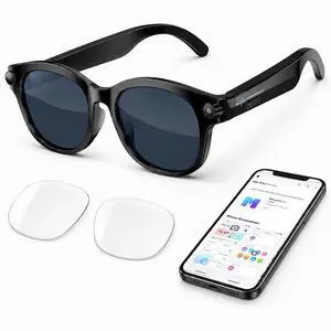 Smart Glasses with Camera, Bluetooth AI Sunglasses for Travel Smart Glasses with Camera, Bluetooth AI Sunglasses for Travel
