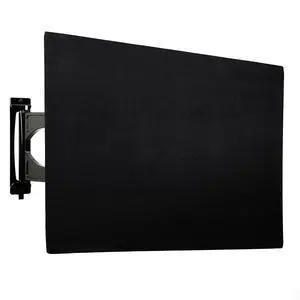 Indoor TV dust cover, elastic fabric with adjustable size, Suitable for most brands of 76-85 inch flat or curved TVs(Black, 76 - 85 inches) Indoor TV dust cover, elastic fabric with adjustable size, Suitable for most brands of 76-85 inch flat or curved TVs(Black, 76 - 85 inches)