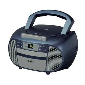 CD-550BT-BL Portable Stereo Bluetooth CD Cassette Recorder with AM/FM Radio Compact Bluetooth-Enabled Radio Player with Handle Blue CD-550BT-BL Portable Stereo Bluetooth CD Cassette Recorder with AM/FM Radio Compact Bluetooth-Enabled Radio Player with Handle Blue