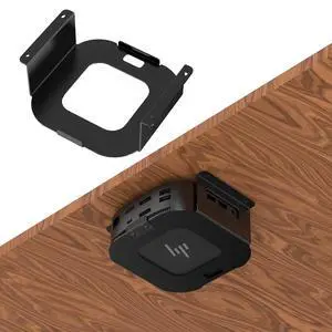 Under Desk Mount Holder for HP USB-C Dock G5,Under-Desk Iron Storage Rack Specifically Designed for HP USB-C Thunderbolt Dock G5,Easy Install with All Hardware Included(Black Holder Only) Under Desk Mount Holder for HP USB-C Dock G5,Under-Desk Iron Storage Rack Specifically Designed for HP USB-C Thunderbolt Dock G5,Easy Install with All Hardware Included(Black Holder Only)