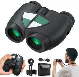 15x32 Compact Binoculars for Adults, High Power Lightweight Small Binoculars with Phone Adapter for Concert Cruise Ship Hiking Bird Watching Travel Safari Viewing Football Sports 15x32 Compact Binoculars for Adults, High Power Lightweight Small Binoculars with Phone Adapter for Concert Cruise Ship Hiking Bird Watching Travel Safari Viewing Football Sports