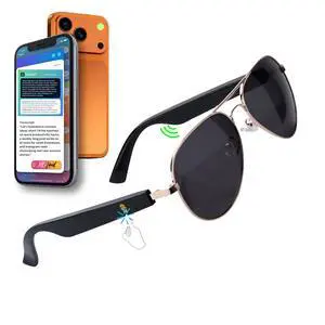 AI Smart Glasses with Bluetooth for Men Women Easy Pair with ThinkLoud (Voice-to-Content), ChatGPT-Claude-Gem, 5.3 Android Siri Touch and Voice Assistant Glasses with Speakers, 120H SB BLACK DOMINATOR AI Smart Glasses with Bluetooth for Men Women Easy Pair with ThinkLoud (Voice-to-Content), ChatGPT-Claude-Gem, 5.3 Android Siri Touch and Voice Assistant Glasses with Speakers, 120H SB BLACK DOMINATOR